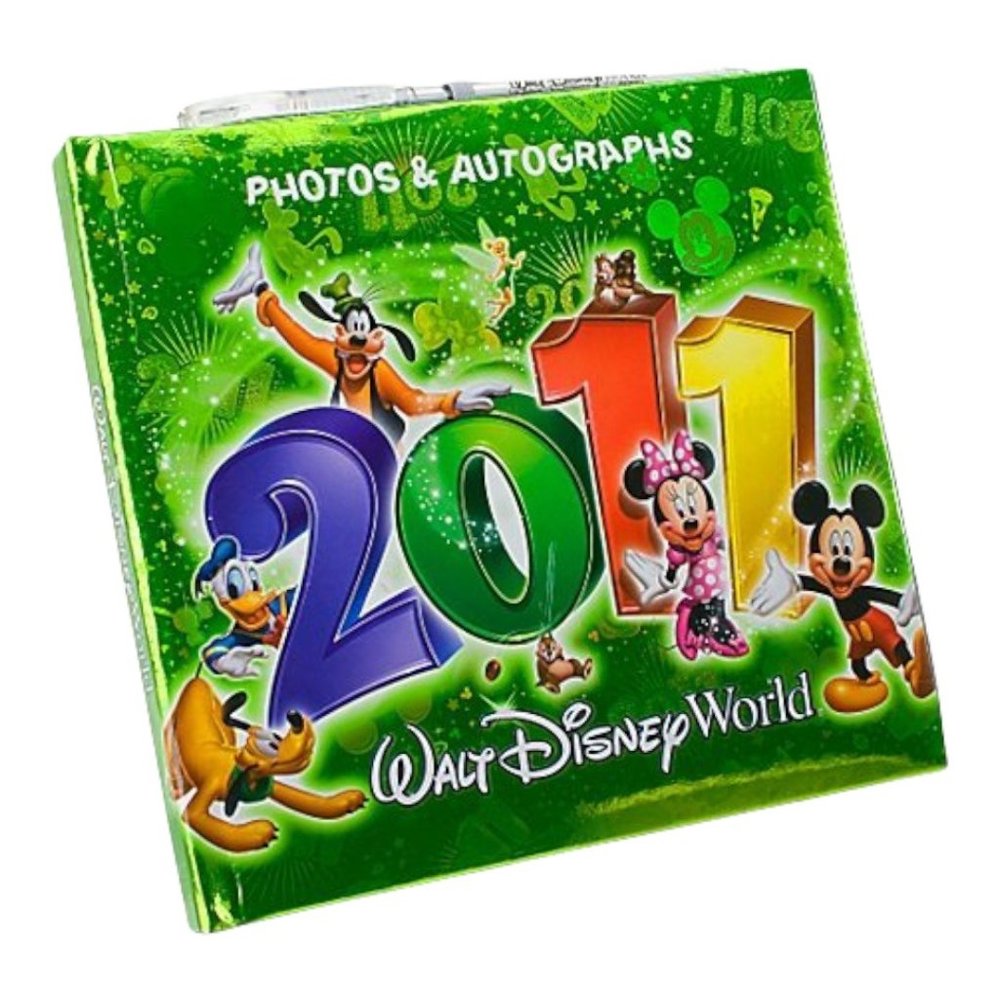 Walt Disney World 2011 Autograph and Photograph Book with Pen